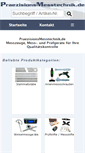 Mobile Screenshot of praezisionsmesstechnik.de
